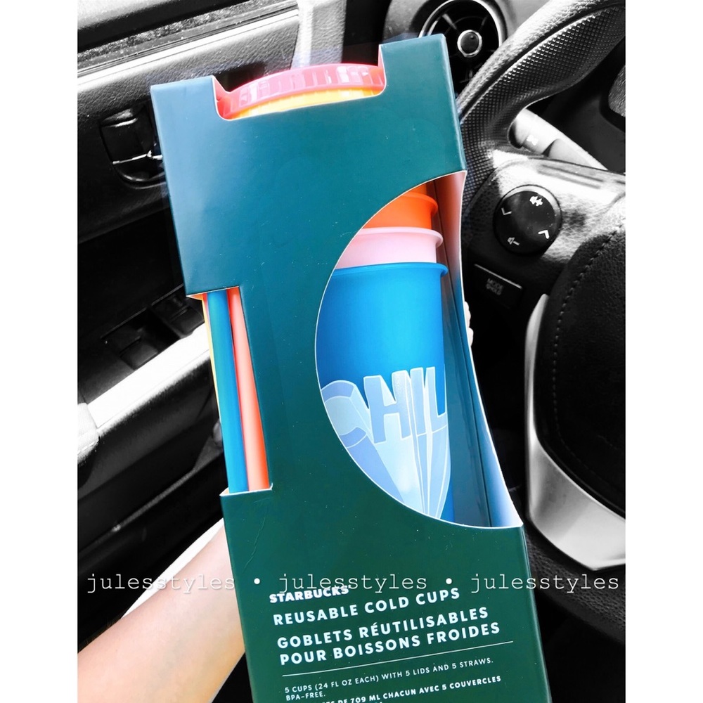 NEW Starbucks Reusable Cold Cups